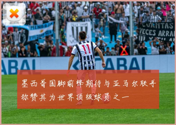 墨西哥国脚前锋期待与亚马尔联手称赞其为世界顶级球员之一